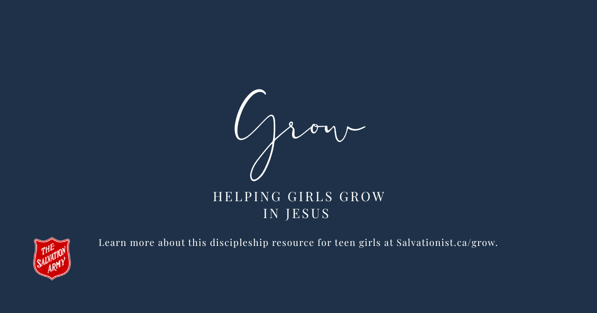 Grow. Helping girls grow in Jesus. Learn more about this resource.